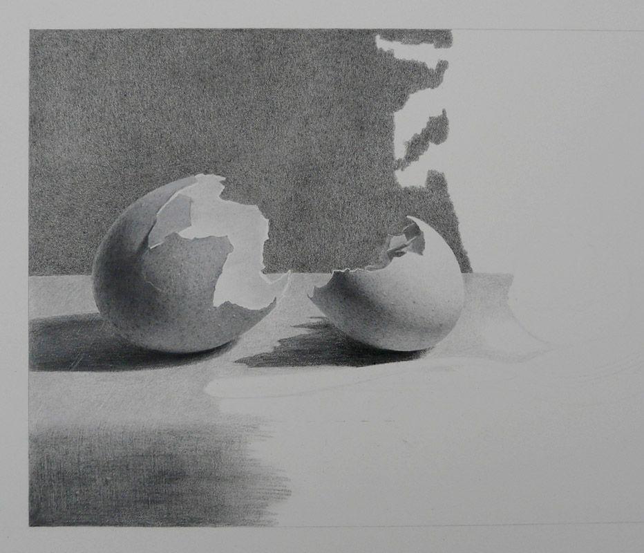 Re-re-re-naissance (in progress 2), colored pencils