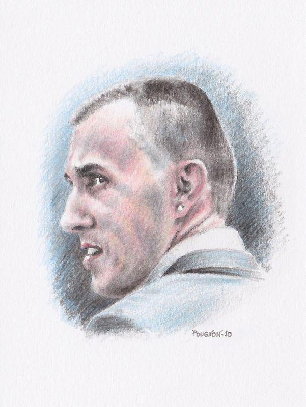 Wilfried, 8x10 cm, colored pencils