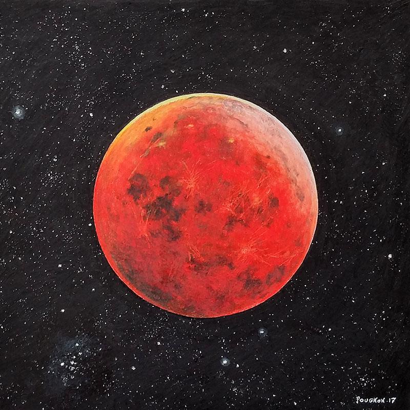 Colored pencils, 20 x 20 cm